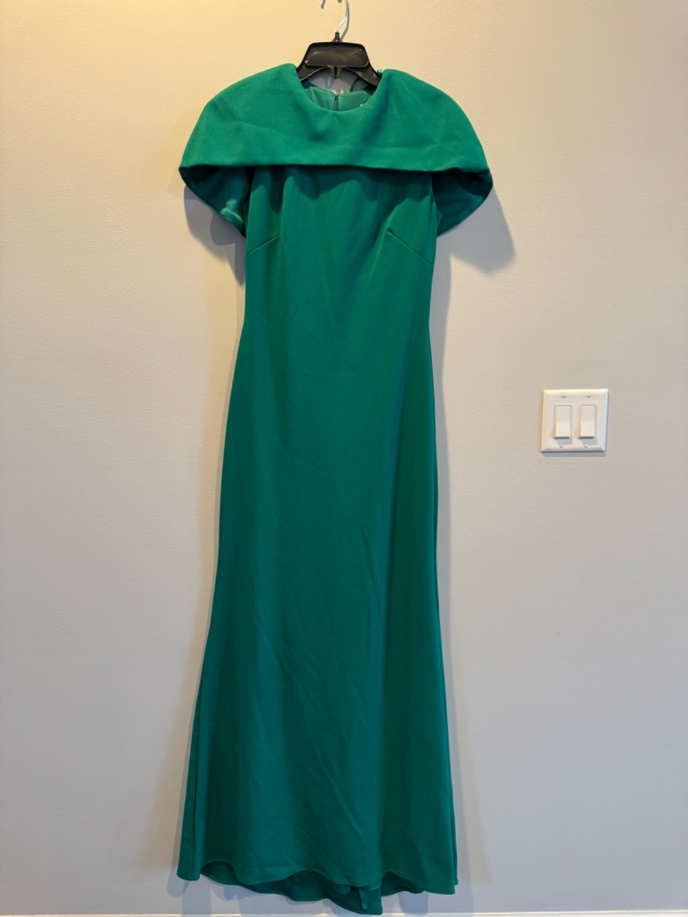 Betsy and Adam Shanice cape gown